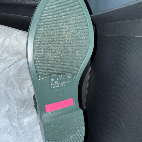 Coach Rainboots- Size 7 - Picture 3 of 3